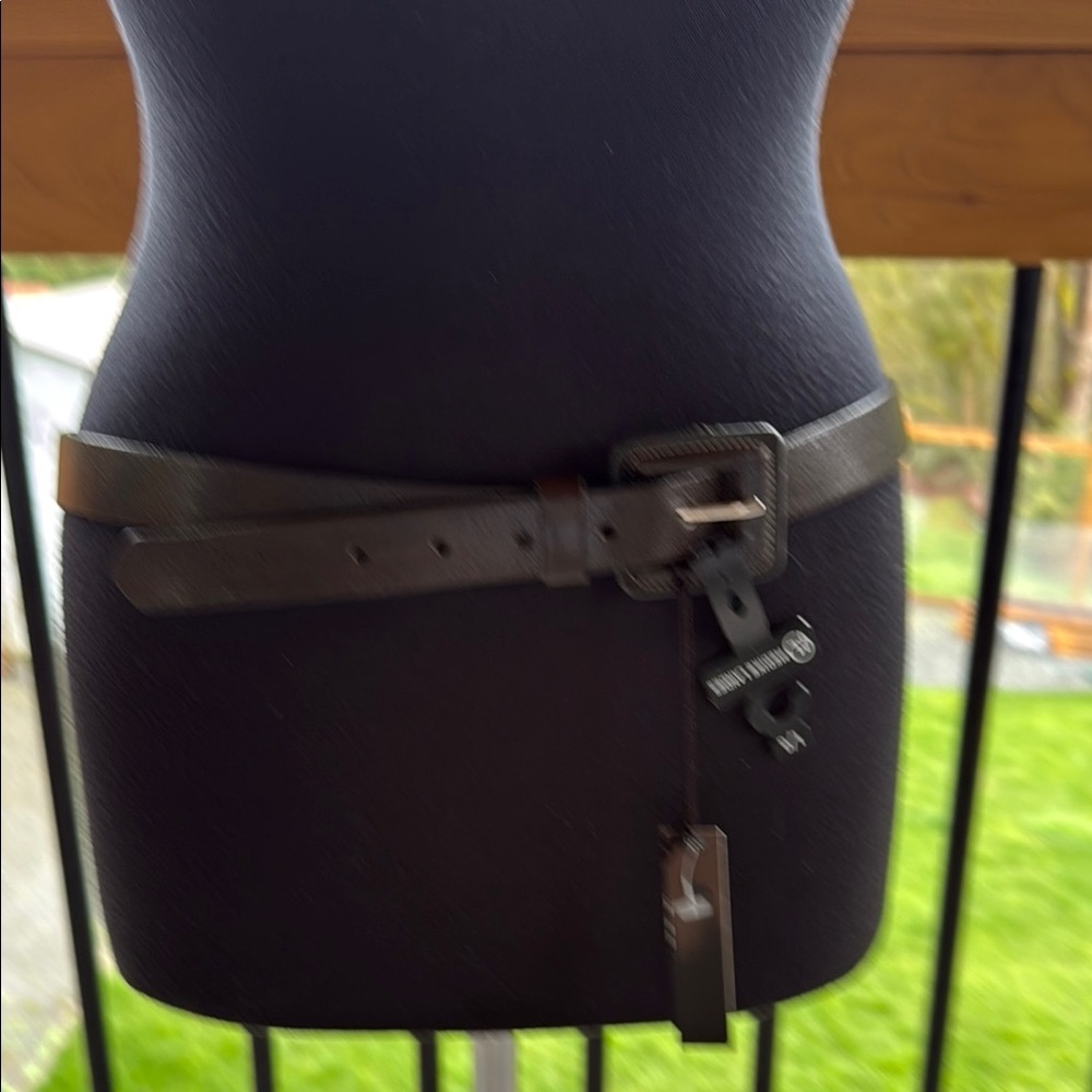 Medike Landes | Dark green Leather Belt